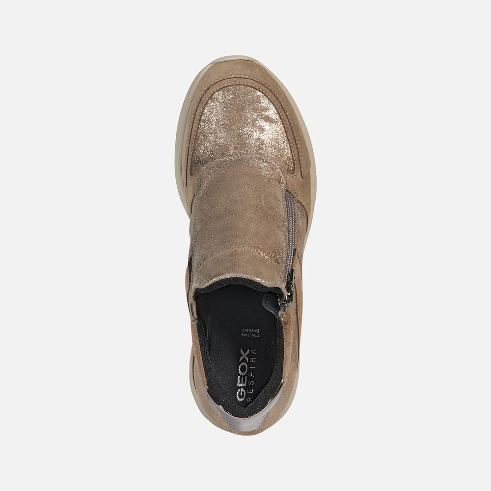 Geox Bayan Spor Ayakkabı Koyu Bej Rengi - Armonica - NKF-953187